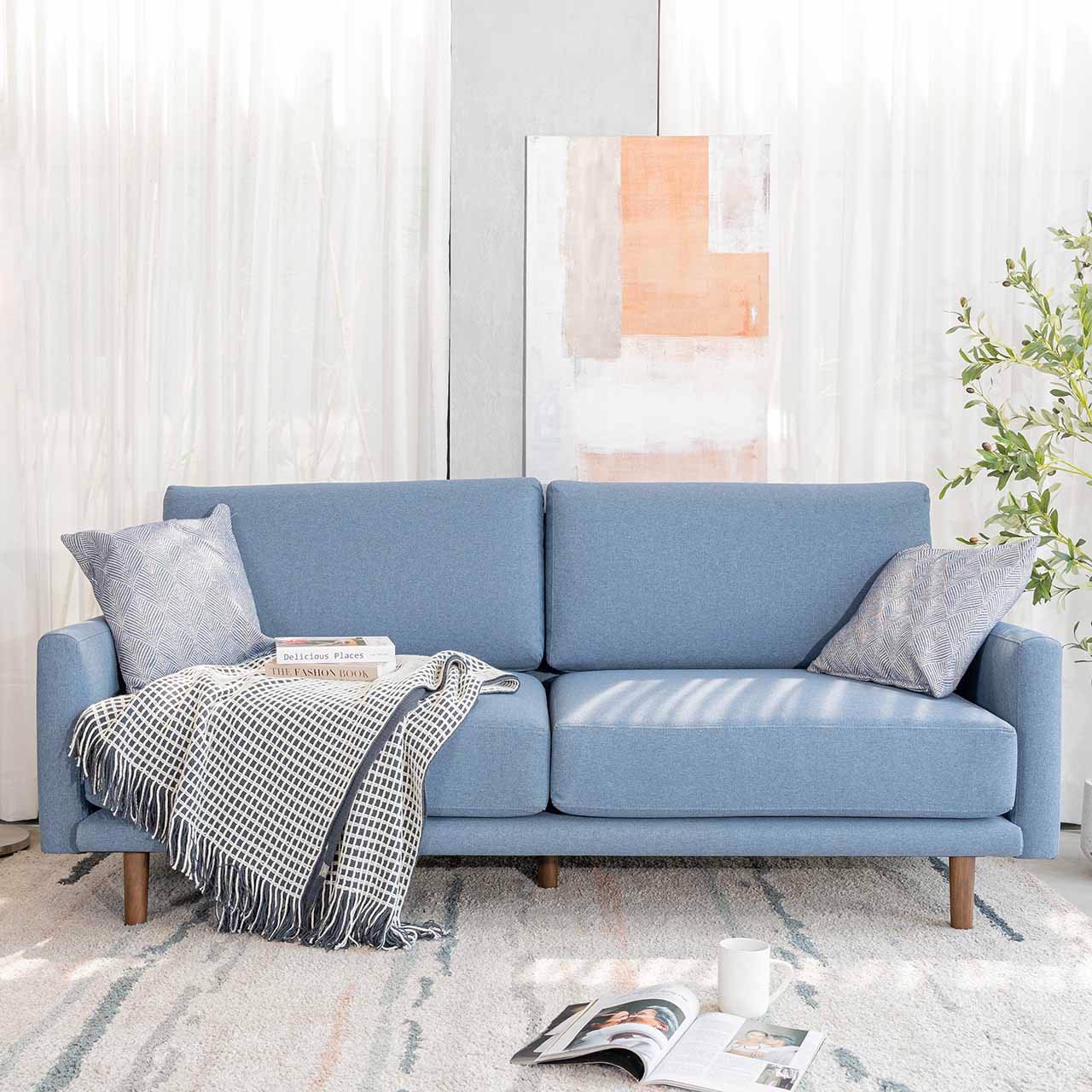 Ghế Sofa Gỗ Cao Su Tự Nhiên